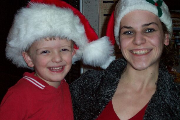 DJ and Dana @ Christmas 2003